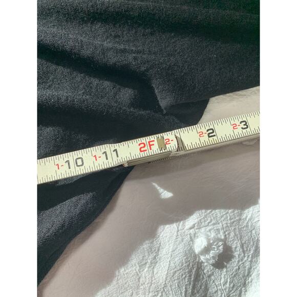 BCBG MaxAzria Sweater Oversized Boxy Women's XS Black 100% Merino Wool - Picture 4 of 12